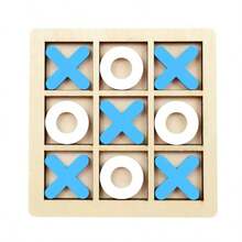 2025 New 1pc Wooden XO Tic Tac Toe Game Suitable For Gatherings, Parties - Birthday Gift, Gift, Easter Gift, Perfect Gift, Graduation Gift - Black and White - View 10