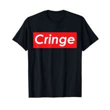 Cringe Meme Funny Gaming Videos T-Shirt - Black, Uni-Adults, Short Sve, Small^ AS Gift Ideas - Black - View 1