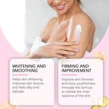 OceAura Niacinamide Whitening And Tender Body Lotion Hydrating, Moisturizing And Whitening Body Lotion Providing Bright Skin , Smooth Skin Color, Smooth Light Color, Oil-Free Distribution, Light Color Skin Type, Comprehensive Dry Skin, Universal For Men And Women, Whole Body Frost, Modern Clothing Products, High-Quality Packaging[Christmas & Valentine's,Party & Gifts] - 粉色 - 查看 6