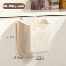 1 Foldable Trash Can, Kitchen Hanging Trash Can, Bathroom Multi-Functional Trash Can, Cabinet Hanging Garbage Storage, No Need To Bend Over, Vehicle-Mounted Garbage Storage, Kitchen No-Hole Trash Can, Cabinet Door Trash Can, Foldable Trash Can, Bathroom Garbage Basket, Can Be Hung On Most Cabinets