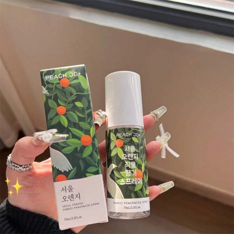 Peach Jo+100ml Peach Perfume Santal33 Une Rose Korean Brand Body Spray 75ml Jeju Citrus Eau De Parfum Fresh Natural Deodorant - 大橘子 - 查看 1