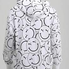 Puma Smiling Face Print Breathable Knit Pullover Sports Top - White - View 4