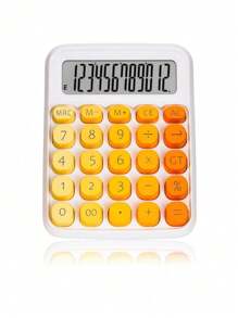 Grande calculatrice écran à touches multicolore dégradé spéciale pour les étudiants. Cadeau pour la rentrée scolaire