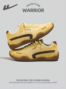 WARRIOR 1 Pair Women's Flat Leather Casual Outdoor Daily Versatile Fashion Sporty Shoes