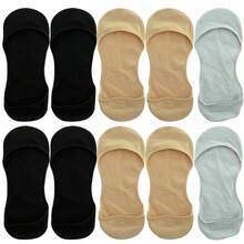 Socks Women's Super Invisible No Show Summer Thin Silicone Non-Slip Low Vamp Solid For High Heels Boat Socks - Multicolor - View 13
