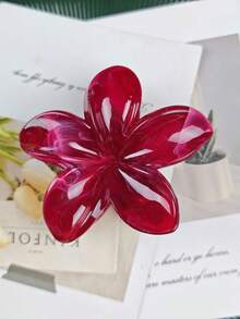 3个/1个女士8厘米/3.15英寸黑色豹纹红色花朵造型优雅塑料发夹，时尚百搭，高品质，简约风格，适合日常、派对、工作、旅行、发型设计、洗脸、化妆、搭配服装等场合。发夹、发爪、发卡、发夹、发卡、发夹、发卡、发卡、发饰、发卡、发夹、发饰配件，适合秋冬季节度假装扮，夏季海滩度假必备。 - 彩色 - 查看 6