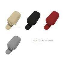 1 Stück Auto Sonnenbrille Clip, multifunktionaler Leder Auto Sonnenblenden Clip, Ausweis Kartenhalter Aufbewahrung, Auto Sonnenbrille Organizer für Frauen Aufbewahrung Organizer, Reiseaccessoires, Schulanfang Schlafsaal Aufbewahrung