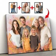 1 Stück, geliebte Menschen zu Fotos hinzufügen, Familienporträts aus Fotos erstellen, personalisierte Foto-Collagen, personalisiertes Muttertagsgeschenk, Gedenkgeschenk für Mutter und Vater, Geschenk