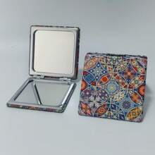 1pc, Small Mirror - Ultra Portable, Pocket Size, Foldable, Lightweight, Ultra-Thin, Convenient Handheld Vanity Mirror, Handheld Double-Sided Mirror For Travel, Office And Bedroom,Perfect Gift For Birthday, Mother's Day And Other Celebrations