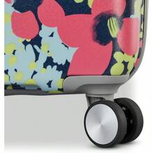 American Tourister Moonlight Hardside Expandable Luggage With Spinner Wheels, Ascending Gardens Rose Gold, Checked-Medium 24-Inch - Poppy Pattern - View 7