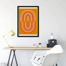 1PC Retro Style Arc Decor Art Canvas Print, Painting, Artistic Poster, With Canvas For Living Room, Bedroom, Office, Dining Room, Bar Decor, Perfect Gift And Decoration [Unframed] - Multicolor - View 5