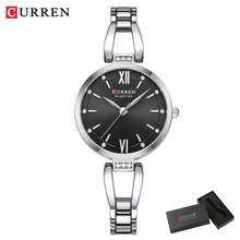 CURREN Women's Wrist Watch, Elegant Quartz Bracelet Watch, Stainless Steel Strap, Rhinestone Decorated Ladies Watch, Gift - Multicolor - View 17