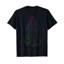 Mega Man X Gaming Design T-Shirt. KI Gifts For Boyfriend - 黑色 - 查看 1
