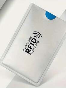Anti-Demagnetization Silver Card, Bank Card Identity Shield, Anti-Scanning, Anti-Magnetic, Anti-Theft, Anti-Skimming Card Sleeve, Card Sticker, Card Case, Waterproof Card, Medical Card, ID Card Protector, Card Holder, Card Sleeve, Anti-Clogging Reader Lock, Bank Card, ID Card Protector, Metal Aluminum Card Case, Card Wallet, Wallet, Business Card Holder, Credit Card Holder, Women's Card Wallet, Men's Card Wallet, RFID Wallet - Multicolor - View 4