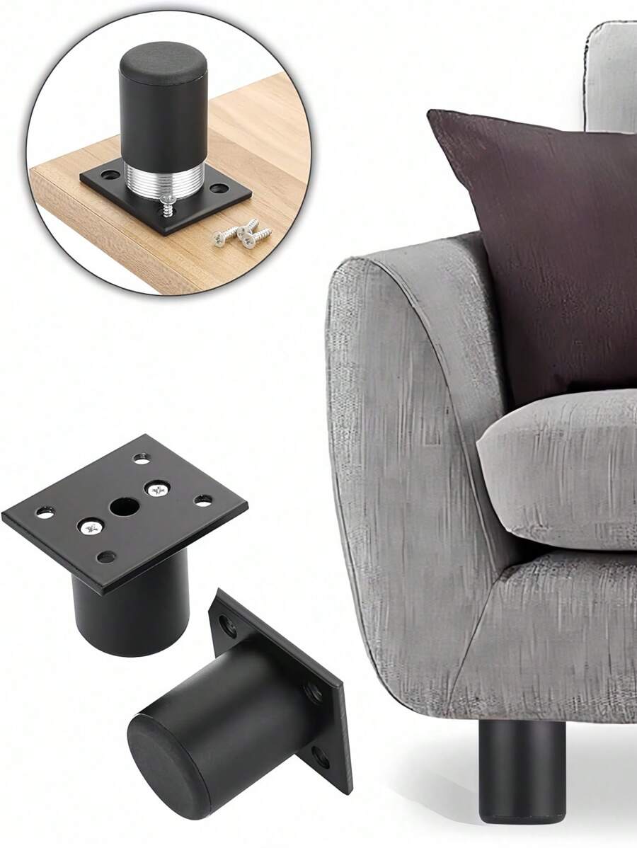 4 buc picioare reglabile pentru dulap, picioare reglabile pentru mobilier, picioare pentru canapea, mobilier de dulap, înălțime pentru mobilier DIY, picioare de schimb pentru dulap TV