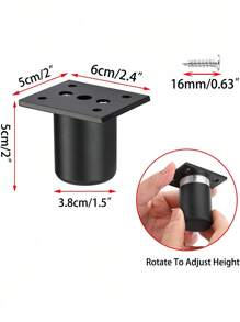 4 buc picioare reglabile pentru dulap, picioare reglabile pentru mobilier, picioare pentru canapea, mobilier de dulap, înălțime pentru mobilier DIY, picioare de schimb pentru dulap TV