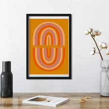 1PC Retro Style Arc Decor Art Canvas Print, Painting, Artistic Poster, With Canvas For Living Room, Bedroom, Office, Dining Room, Bar Decor, Perfect Gift And Decoration [Unframed] - Multicolor - View 4