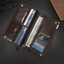 Men's Casual Versatile Long Wallet & Clutch For Men Wallet Purse Wallet Wristlet Wallet