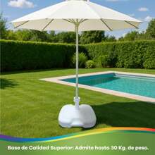 Ecommerc3 Parasol ogrodowy, stojak i podstawa