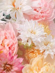 12 Stück künstliche Gänseblümchen Köpfe, für DIY Hochzeitsdekoration in der Mitte, Hochzeitsstrauß, Heim Dekoration, Büro Deko, Tisch Mittelpunkt Deko, Außenbereich Garten, Wanddekoration, Geburtstags Party Hintergrund Deko, Sommer Deko, feste Menge, Farbstil zufällig, Geburtstags Geschenk, Abschluss Geschenk, Herbst Deko