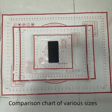 1pc Household Kitchen Baking Silicone Dough Kneading Mat With Scale,  Non-Stick Rolling Pad - Multicolor - View 12