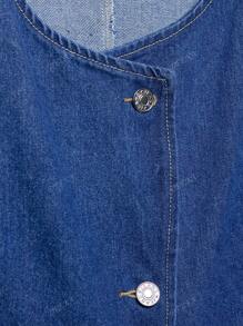 Nouveau gilet en jean casual et simple pour femmes, printemps été DEEKA