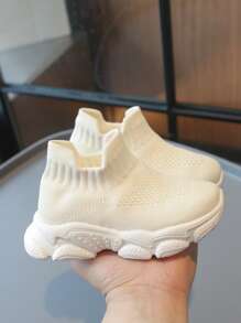 Zapatillas deportivas para niños Nuevos zapatos casuales con diseño de arcoíris lindo y malla transpirable, suela suave antideslizante para primavera, verano, otoño e invierno