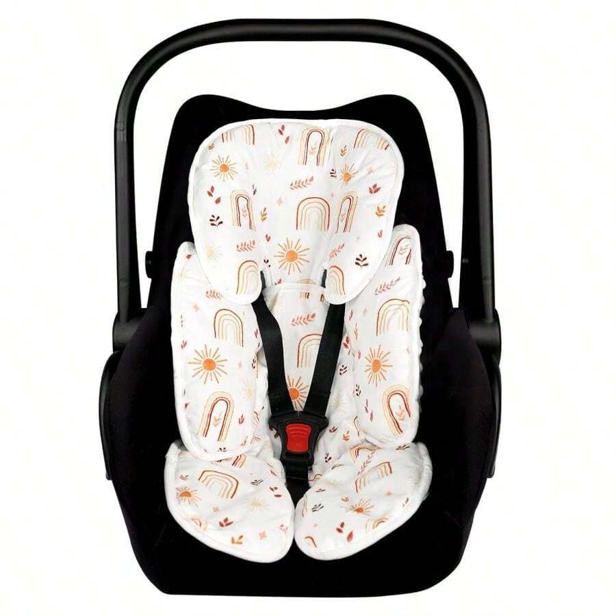TANOFAR Infant Car Seat Head Support, Soft Baby Carseat Head &Amp; Body Support, Rainbow Baby Car Seat Insert Cushion For Newborn Boys - Rainbow - View 1