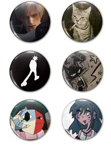 Stylish Graphic Pattern Badge Brooch, Women Lapel Pin, Bag Pendant Accessories, Fun Gift For Friends, Family, Teachers, And Students - Multicolor - View 9