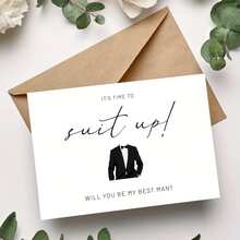 2 张（（1 张贺卡 + 1 个信封）[婚礼求婚卡] 最适合男士的求婚卡，最适合男士的求婚卡，婚礼学校用品，返校