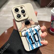 Case For IPhone 16 15 14 13 12 11 Pro Max XS X XR 8 7 Plusi Football Shockproof Lens Protection Soft Cover - đen2 - Xem 8
