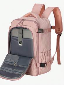 Mochila de gran capacidad para mujer para el ocio, viajes ligeros, viajes de negocios, equipaje, bolsas escolares, viajes cortos y desplazamientos - Multicolor - Ver 7