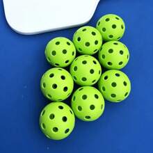26 Hole/40 Hole Pickleballs, Sports Training Practice Plastic Pickleballs, Hollow Air Flow Balls, Suitable For Indoor Courts And Celebration Competitions, High Quality