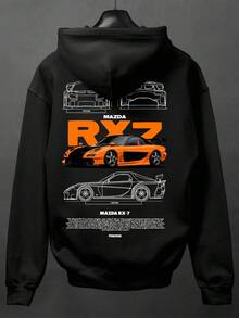 Fast And Furious Car  RX7  Sweatshirt - Negro - Ver 1