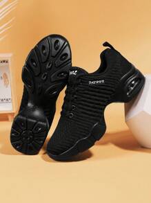 Zapatos de baile de moda para mujer, con amortiguación y aumento de altura, zapatillas de baile casuales transpirables, de nuevo estilo, aptos para todas las estaciones
