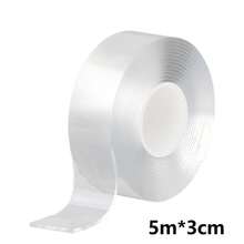 1 Stück transparentes Magic Doppelseitiges Klebeband, Nano Doppelklebeband ohne Markierung, hochviskos, Haftkleber ohne Loch, transparentes Acryl Klebeband wasserfest, klebrig, doppelseitiges Klebeband, wasserdichtes doppelseitiges Klebeband - Verschiedenfarbig - Übersicht 13