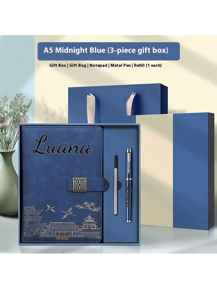 1 件定制笔记本套装，个性化定制 26 个字母、文字和您自己的照片，完美的毕业或返校礼物，定制 A5 笔记本带 PU 皮革封面，适合儿童、亲密朋友、学校用品、返校、办公室、学校、教室、教师礼物、大学、同事、宿舍、老师、男孩和女孩、青少年、初中生、中学生、高中生、大学生、大学生、新生、二年级学生、低年级学生 - 彩色 - 查看 19