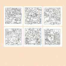 全新42页猫咪生活涂色书，猫咪爱好者和艺术家的福音！书中描绘了可爱猫咪的温馨场景，是成人减压的理想之选。适合作为毕业礼物、返校礼物，线条清晰，设计精美，可用于文具、学习用品等。也是送给女孩、婚礼、母亲节的完美礼物。 - CAT LIFE - 查看 6