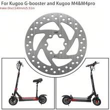 140mm 刹车盘适用于 Ninebot F20 F30 F40、KUGOO M4、电动滑板车、1 个刹车盘 + 6 个螺丝、140mm 盘式制动器、不锈钢盘