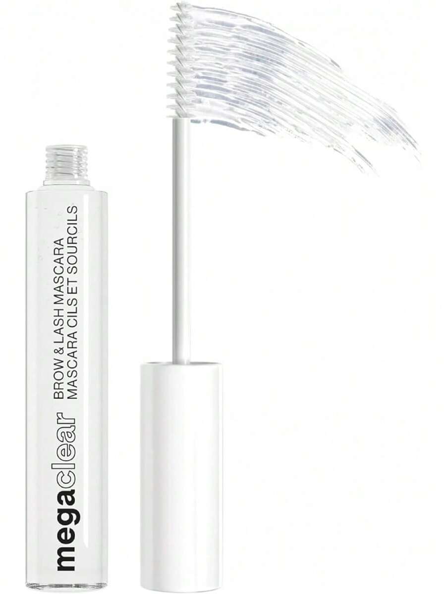 Clear Brow & Lash Dual Mascara -  Mega Clear (Sculpting + Defining, Soy Protein & ProVitamin B5, Vegan) - Thông thoáng - Xem 1