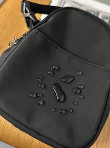 Nouveau sac bandoulière polyvalent mode été, petit sac carré, sac à main, sac pour téléphone, mini sac fourre-tout, sac de trajets, sac léger et décontracté, plusieurs coloris, sac à dos pour étudiant, sac bandoulière pour voyages, rendez-vous, sac en nylon, sac léger pour homme, accessoire indispensable au travail avec plusieurs poches, sangle à cordon, cadeau de vacances pour le père, le petit ami, 1 pièce