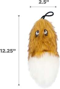 Outward Hound Tail Teaser Replacement Lure For Dog Teaser Wand, Black - Brown - View 7