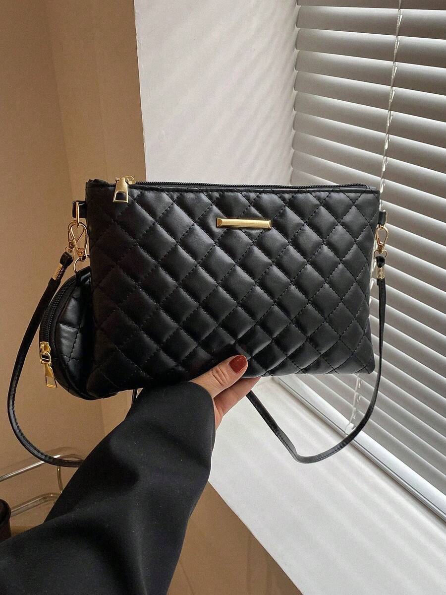 菱形绣花线斜挎包、零钱包、挂包