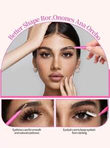 100/50/20/5pcs Mini Disposable Eyebrow Brushes, Flexible Miniature Mascara Wands Makeup Tools For Eyebrow Filling, Lifting, Tinting, Lash Extension