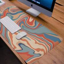 Large Gamer Office Desk Mouse Pad 70x30 - Multicolor - View 1