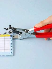 1pc Leather Hole Punch Pliers, Rotary Sewing Machine Leather Belt Hole Punch Tool