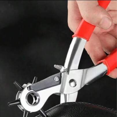 1개 가죽 구멍 펀치 플라이어, 로터리 재봉틀 가죽 벨트 구멍 펀치 도구