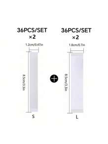 36/72/144/180 piezas Cinta adhesiva transparente de doble cara invisible, se envían aleatoriamente en dos estilos, cinta adhesiva de doble cara para sostenes, cinta adhesiva de doble cara fuerte para la piel, cinta adhesiva de doble cara para cosplay, cinta adhesiva de doble cara para la piel y la ropa