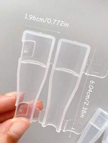 1/3/5件套化妆刷、可重复使用的旅行化妆刷套、化妆品防尘套、化妆海绵收纳盒、塑料化妆搅拌器、化妆刷套、化妆粉扑盒、大号粉扑分配盒、三角形化妆垫盒