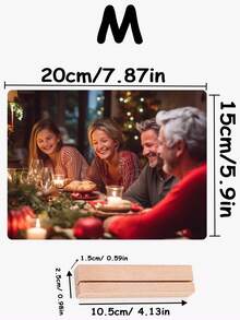 Customized Metal Photo Printing - Personalize Your Own Photos, Provide Customized Metal Photo Gifts For Family And Loved Ones, Preserve Your Exclusive Memories. Customized Photos, Aluminum Photo Stands, Anti-Fall, Waterproof, Scratch-Resistant. Give As Gifts To Family And Friends, Surprise Parents, Boyfriends/Girlfriends On Holidays And Birthdays, Creative Decorations, Photo Decorations - Multicolor - View 9